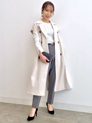 ホワイトブリス コレクション【新品未開封品】 GU公式 | リブボタンスリーブセーター(長袖)Z