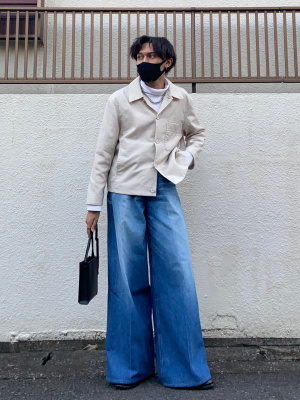 GU公式 | ソフトコットンタートルネックT(長袖)