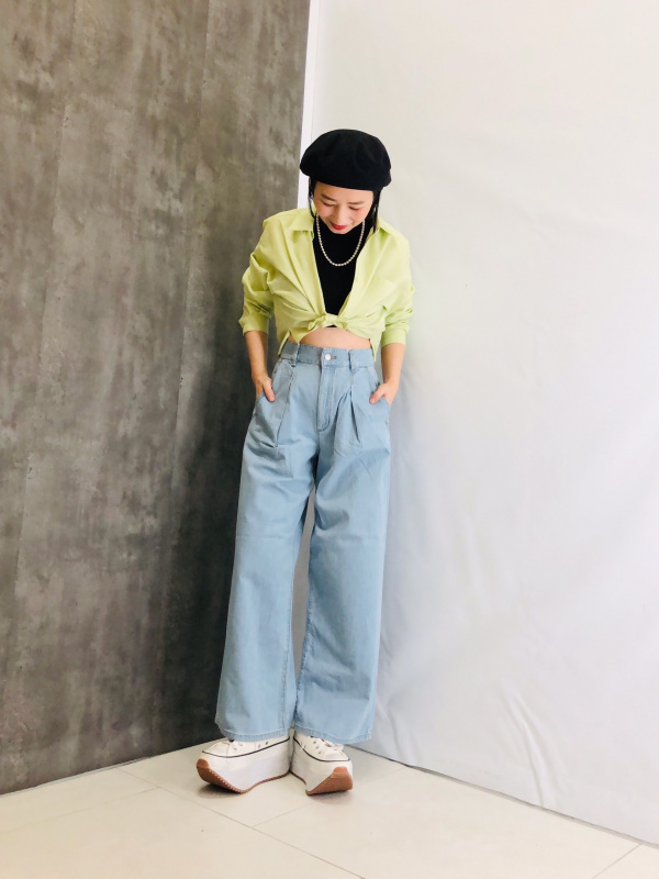 GU ワイドデニムパンツ デニム GU デニムパンツ