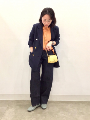 【希少XL 極美品】GUCCI グッチ 紺ブレザー 金ボタン ネイビー 42 GU公式 | ダブルブレストブレザー