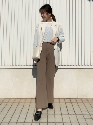 GU公式 | シアーオーバーサイズT(長袖)