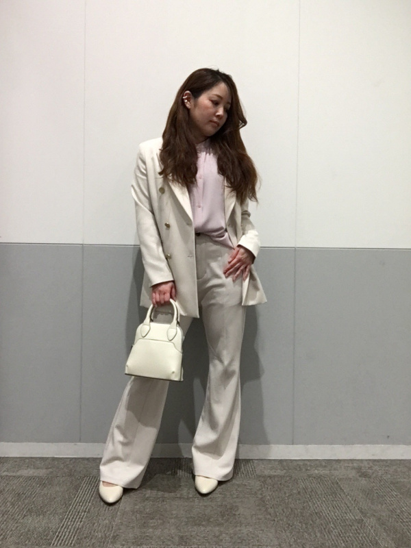 カットソーフレアスラックス(丈標準69.0～73.0cm)(セットアップ可能