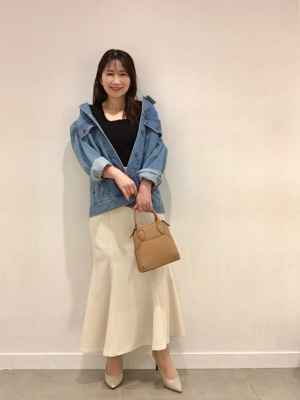 GU公式 | デニムオーバーサイズジャケットYT+E(セットアップ可能)