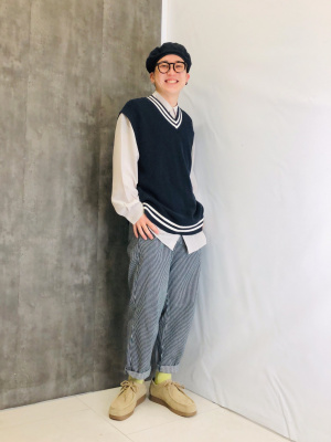 おタカさん GU公式 | ウォッシャブルチルデンニットベスト