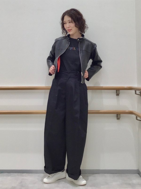 GUシングルライダースブルゾン GU and beautiful people シングルライダースブルゾン beautiful people（レディース）の