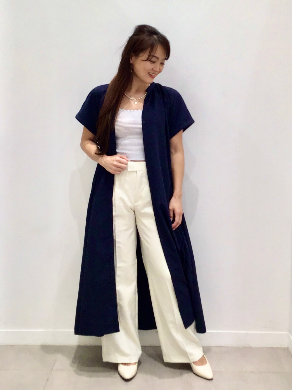 ソフトリブT(5分袖)Q+E、ハーフスリーブクロップドジャケット