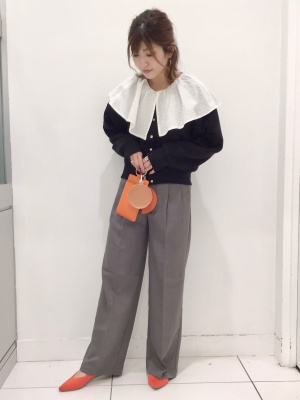 しんページ GU公式 | GIRLSラッフルカラーT(5分袖)