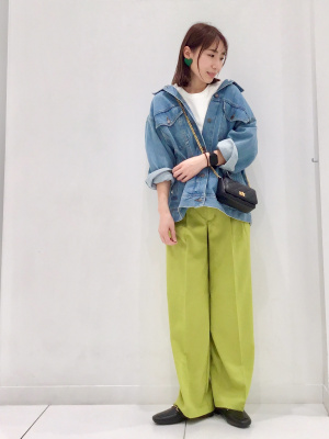 GU公式 | デニムオーバーサイズジャケットYT+E(セットアップ可能)