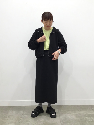 GU公式 | スウェットフルジップブルゾン(長袖)Q+E