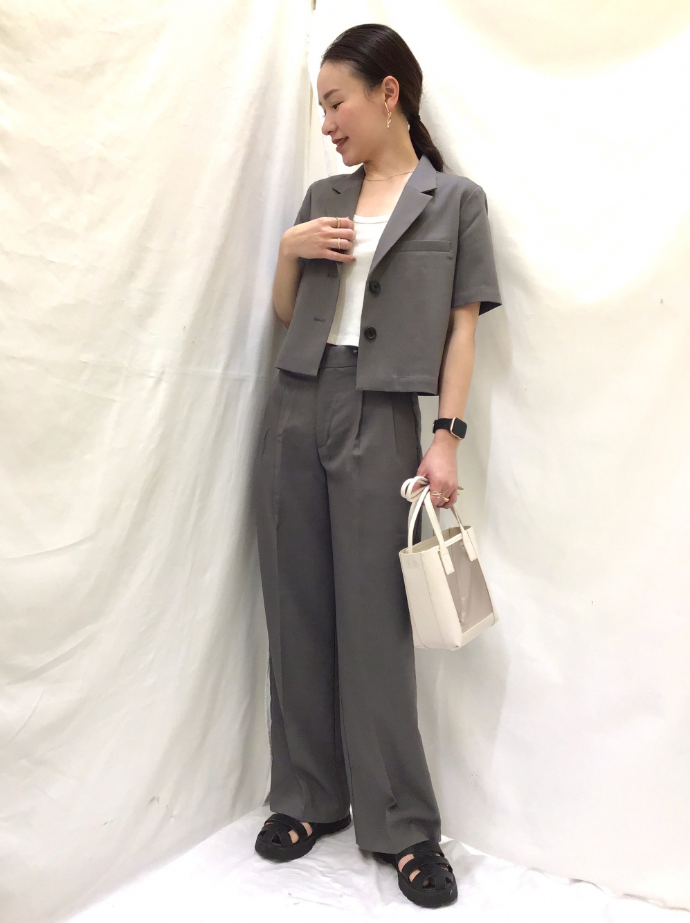 G/FORE ブラック セットアップ ジャケット袖取外し可✨ラウンド