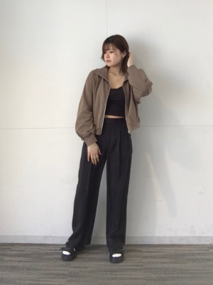 GU公式 | スウェットフルジップブルゾン(長袖)Q+E