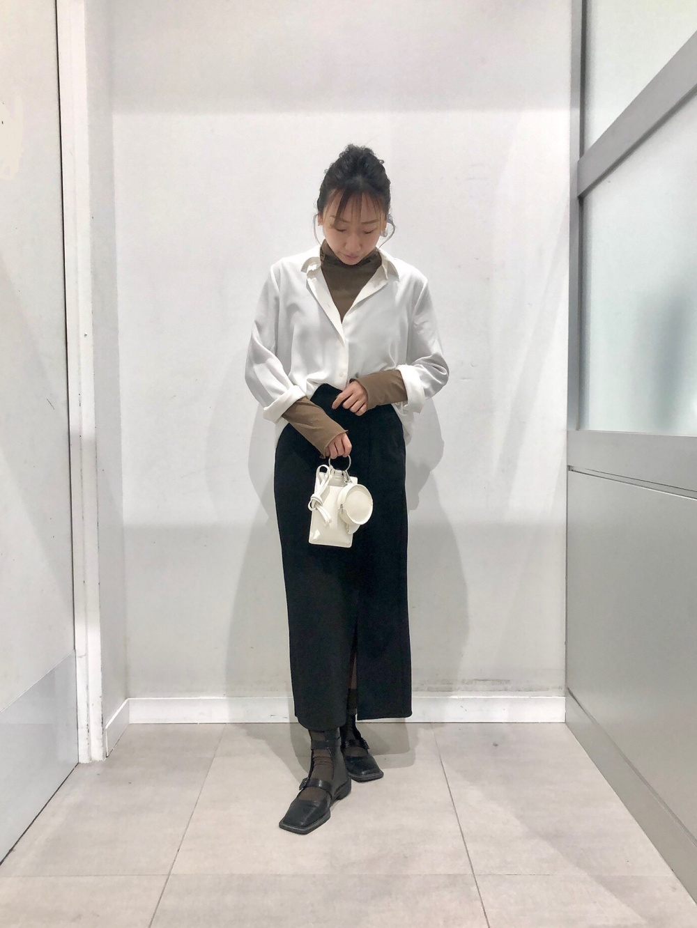 ウォッシャブルノーカラージャケットZ(セットアップ可能)、ドレープ