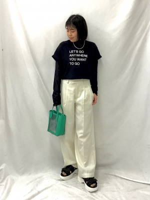チェーンハイネック✖️シアースリーブリブドレスpkS チェーンハイネック✖️シアースリーブリブドレスpkS - メルカリ