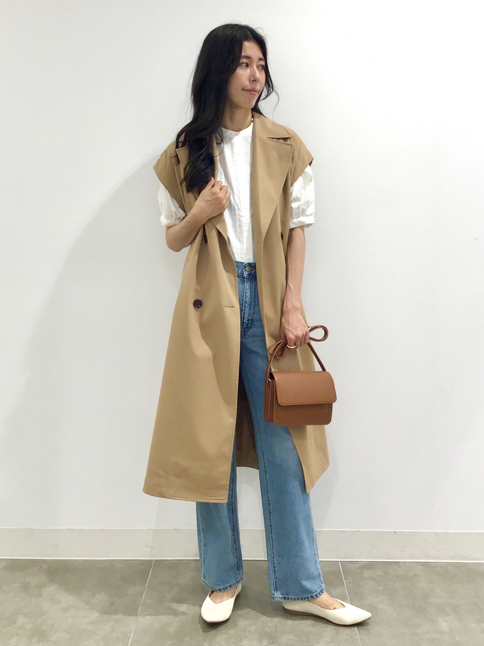 GU 2WAYトレンチコート M ナチュラル GU - ジーユー GU 2WAYトレンチコートの通販 by choco shop