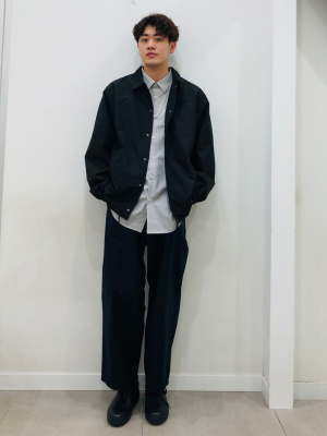 ハグカンフィプレミアム GU公式 | ウィンドプルーフカラーコーチジャケット