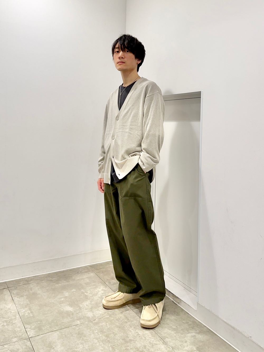 オーバーサイズシャツ(5分袖) Mrs. GREEN APPLE 2、ワイド