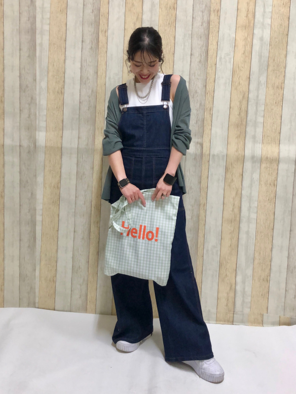 Harmony2点 GU公式 | デニムバギーサロペットパンツRS+E