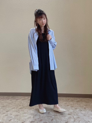 GU公式 | スクエアシフォンフラットシューズ