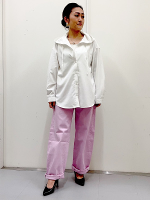 GU公式 | フーディシャツ(長袖)RS+E