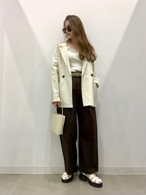 GU公式 | インタックワイドパンツQ+E