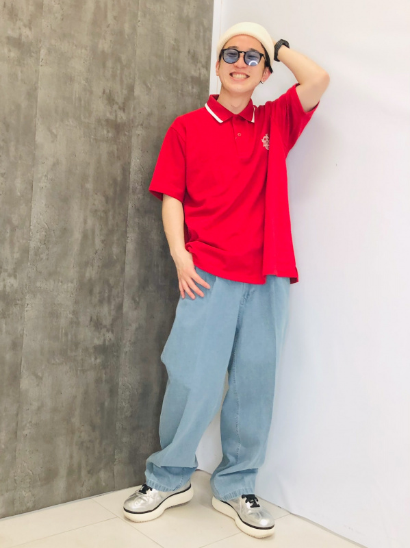 ポロシャツ(5分袖) Mrs. GREEN APPLE（メンズ）の着用コーディネート