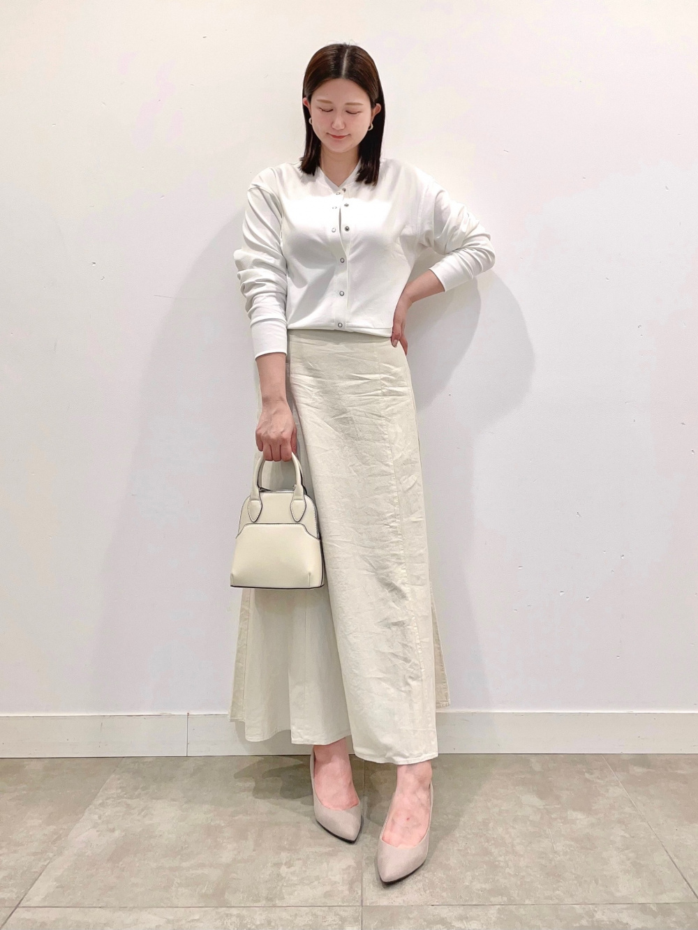 美品♡courreges(クレージュ)フレアスリーブカーディガン/アンサンブル COURREGES クレージュ ウール Cardigan ショートカーディガン