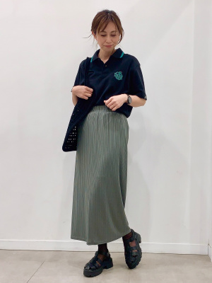 Mrs.GREEN APPLE ハーモニー ポロシャツ(ロングポロドレス) Mrs. GREEN