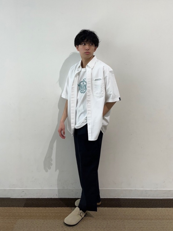 オーバーサイズシャツ(5分袖) Mrs. GREEN APPLE 1（メンズ）の