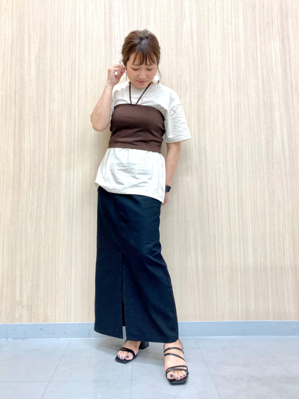 スリットスカート」のレディースのコーディネート一覧 | ジーユー 