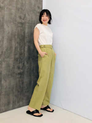専用ページ　4台セット GU公式 | リネンブレンドグルカパンツ+X
