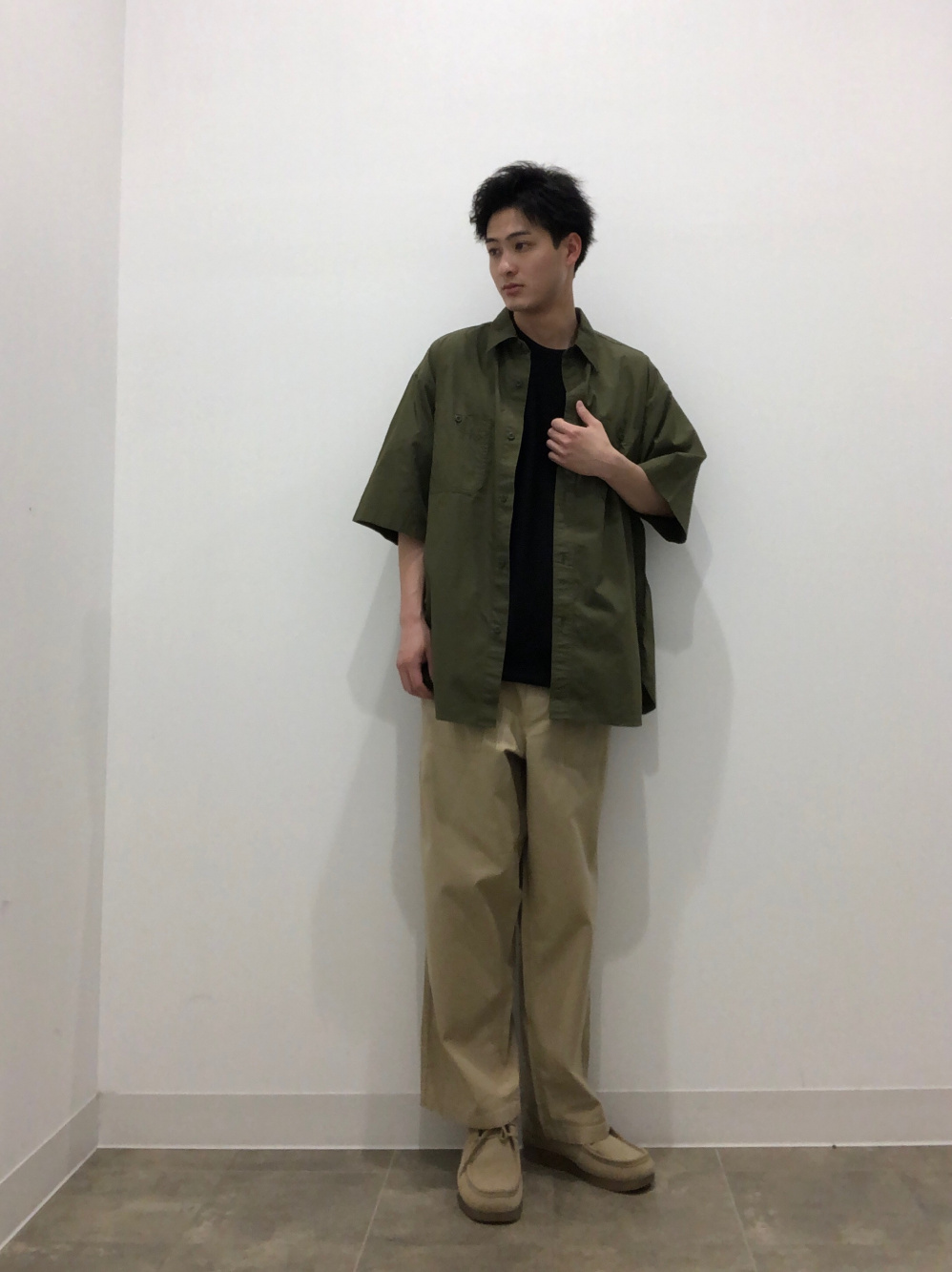 Mrs. GREEN APPLE オープンカラーシャツ ミセスグリーンアップル