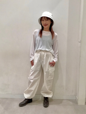 きこたん GU公式 | シアーオーバーサイズT(長袖)