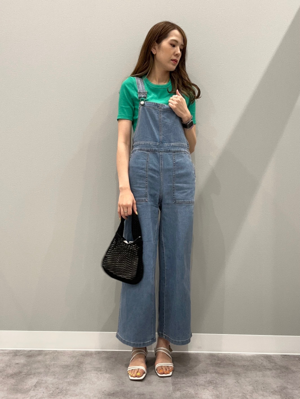 購入させて頂きました、お願い致します。 GU公式 | デニムバギーサロペットパンツRS+E