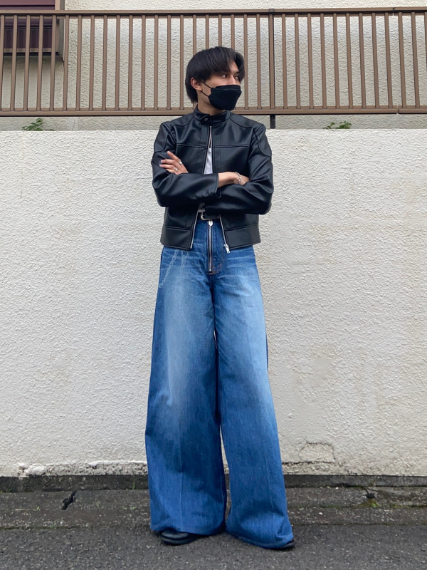 GUシングルライダースブルゾン GU and beautiful people シングルライダースブルゾン beautiful people（レディース）の