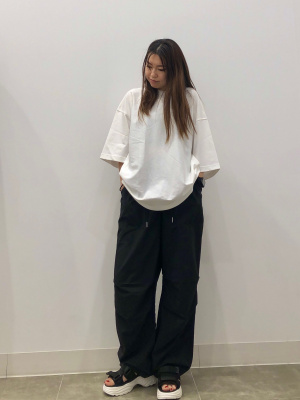 GU公式 | ベイカーワイドパンツYT+E