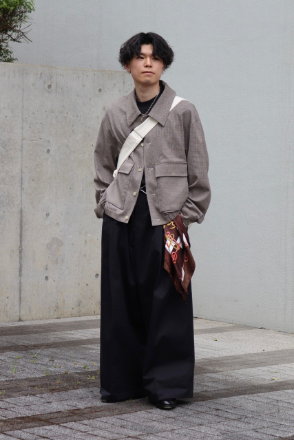 タックワイドパンツ beautiful peopleのコーディネート・着用イメージ