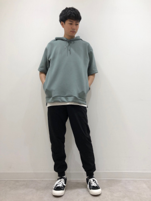 白ユニ3点セット GU公式 | ドライストレッチジョガーパンツGA(丈標準71.0～75.0cm)