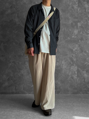 GU公式 | ミニ裏毛オーバーサイズT(長袖)