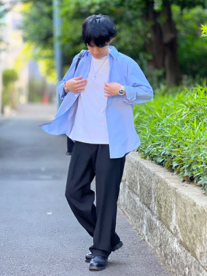 綿ブロード襟バイカラーシャツ｜メンズファッション通販 MEN'S