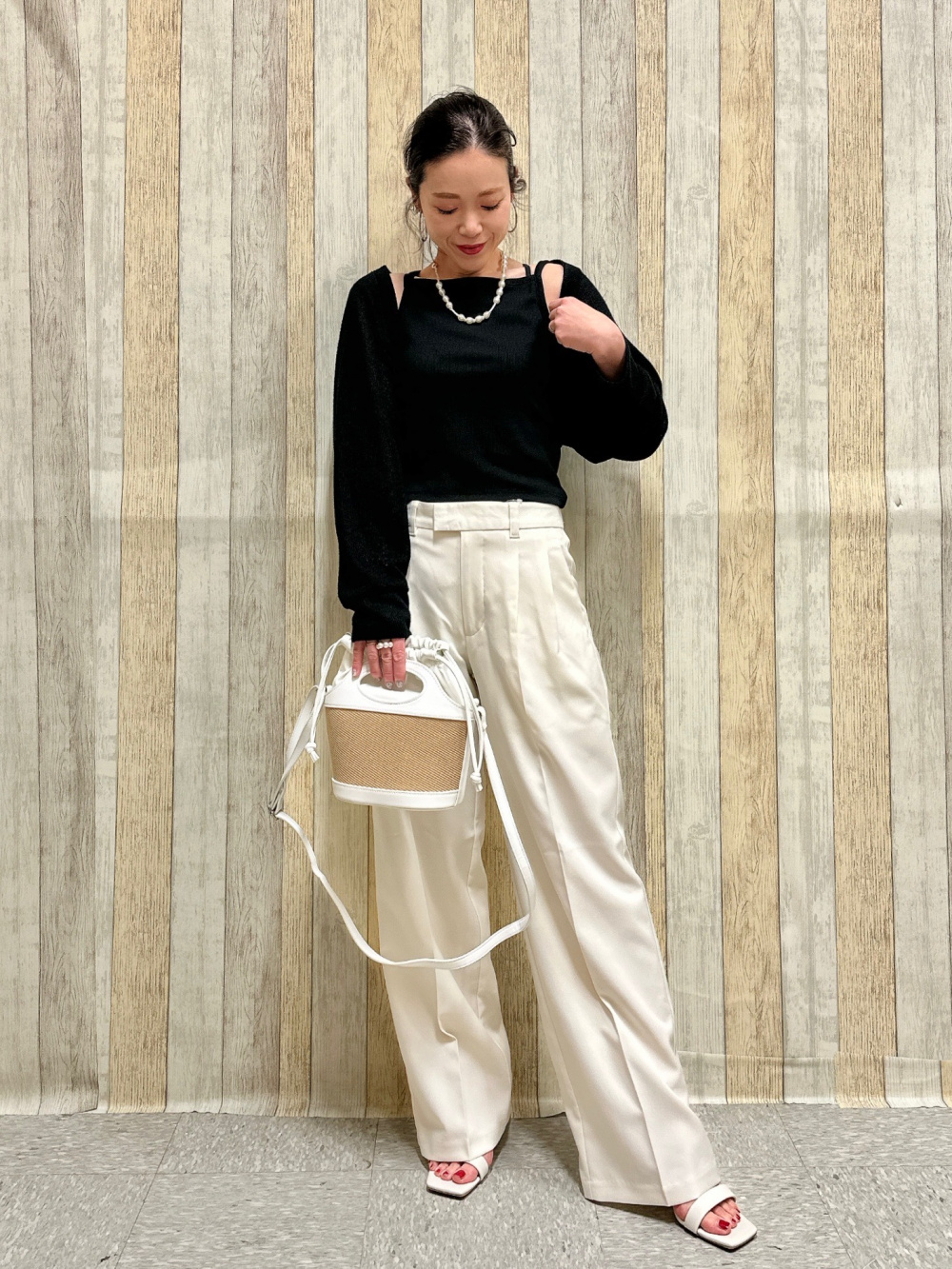 メッシュセーター(ノースリーブ)(セットアップ可能)、メッシュナロー