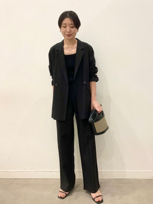 GU公式 | リネンブレンドプルオンパンツ(丈標準70.0～74.0cm