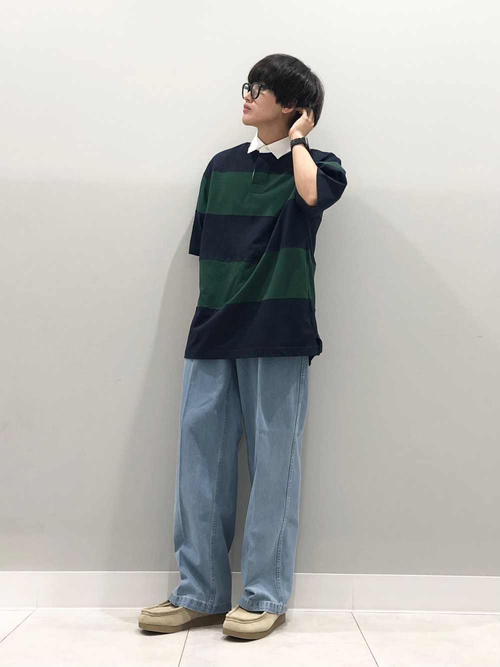  JEANS  ラガーシャツ ショートラガーシャツ | ジョンブル公式通販/JOHNBULL ONLINE STORE