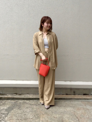 GU公式 | ブラフィール2WAYクロップドキャミソール(ボーダー)