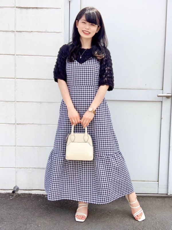 gu ギンガムチェックキャミソールワンピース【ゆっぴ様専用】 茹でれ 