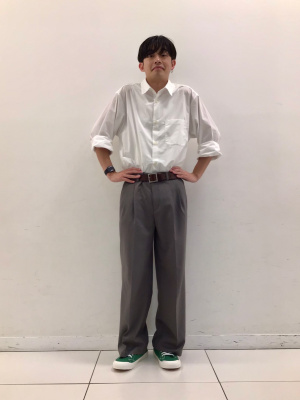 GU公式 | ブロードリラックスフィットシャツ(長袖)(ユニセックス)