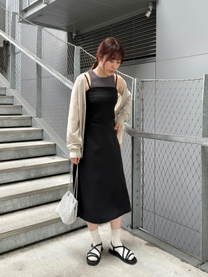 GU公式 | アメリカンスリーブタンクトップOSA+EC(丈短め38.5cm