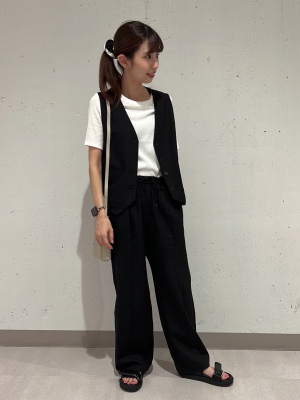 GU公式 | リネンブレンドプルオンパンツ(丈標準70.0~74.0cm GU公式 | リネンブレンドプルオンパンツ(丈標準70.0~74.0cm