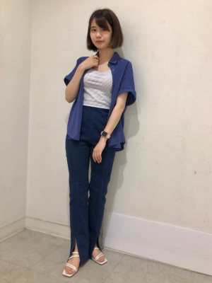 ◇SE様◇専用 GU公式 | ブラフィール2WAYクロップドキャミソール(ボーダー)