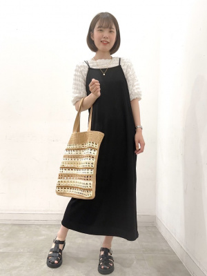 GU公式 | リブキャミソールワンピース