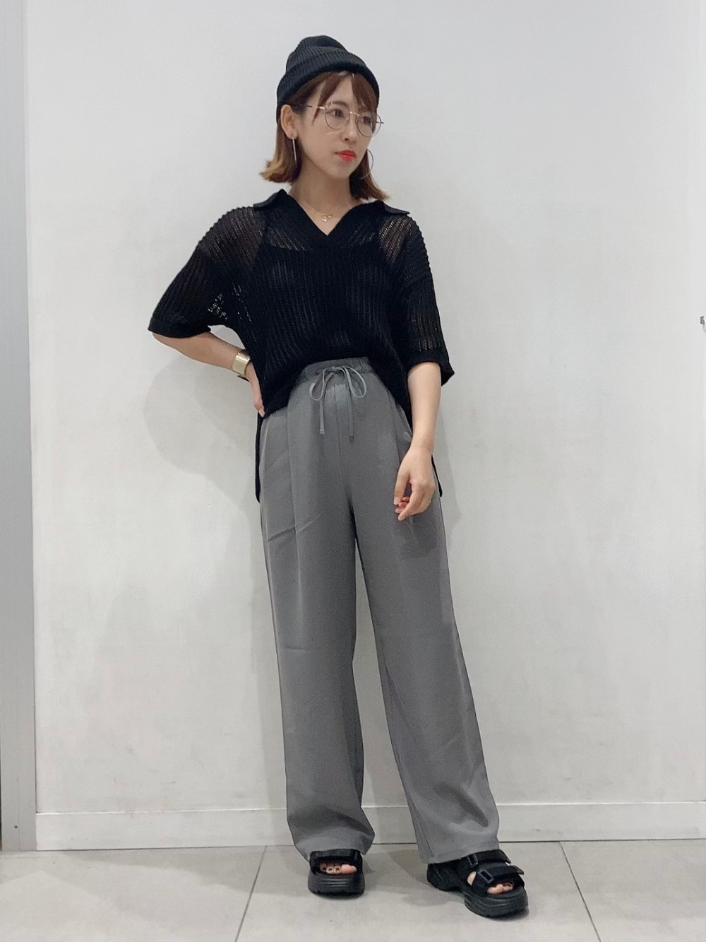 ブラフィール2WAYクロップドキャミソール、ヘビーウェイトビッグ